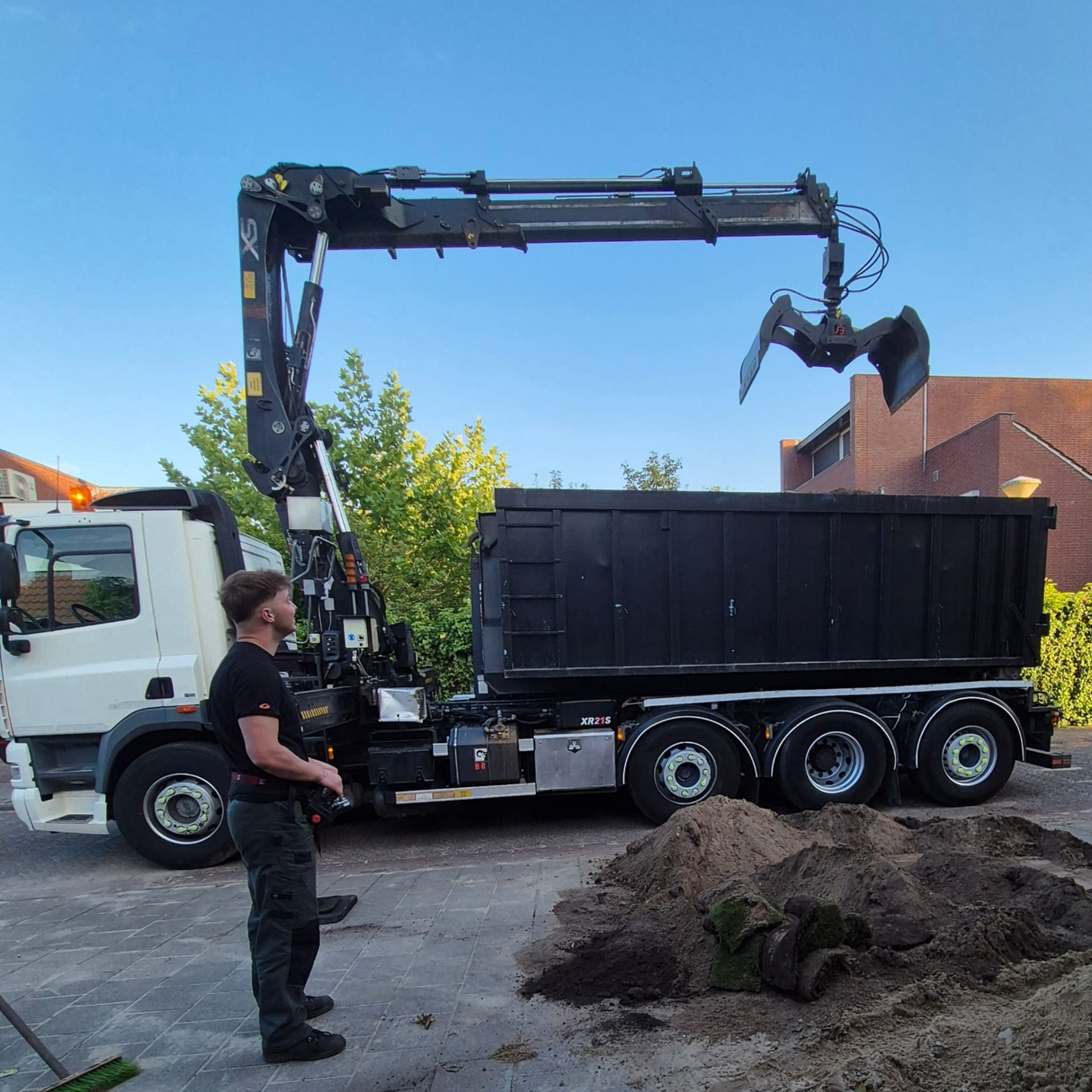 Grond opknijpen (Schoon) vanaf 6m3