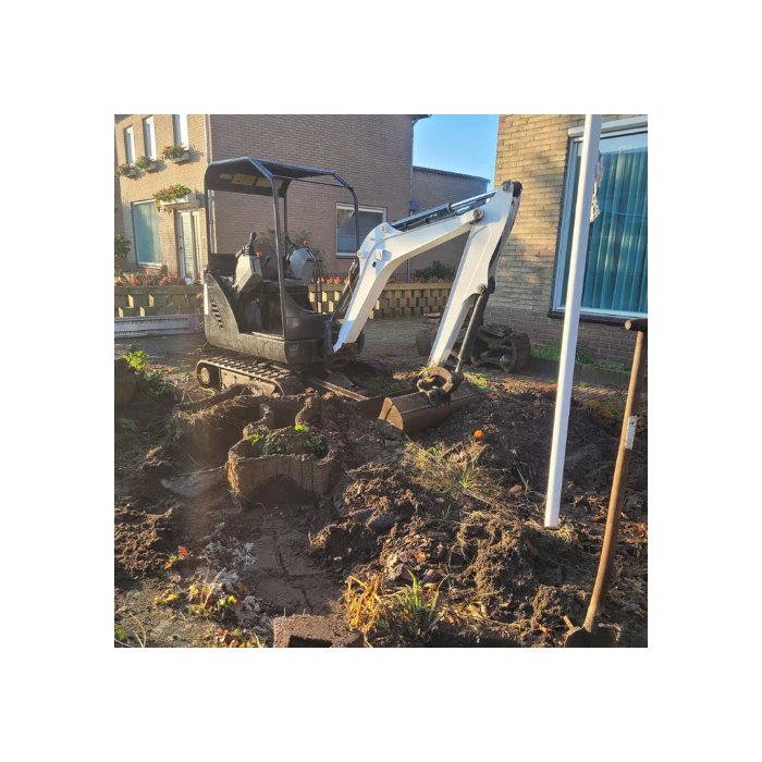 Tuin leeghalen