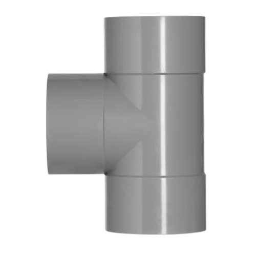 T-stuk PVC 90° 50 x 50 mm 3x lijmmof